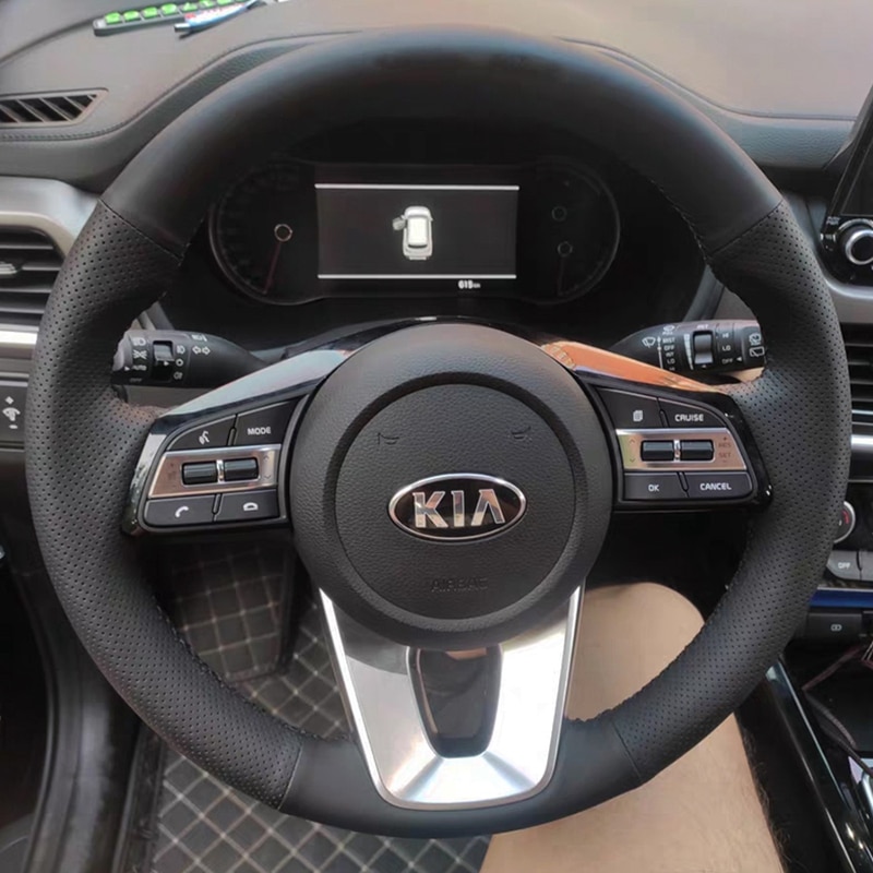 

Оплетка из натуральной кожи для Kia K5 Optima 2019 Cee 'd Ceed 2019 Forte Cerato (AU) 2018, автомобильные аксессуары
