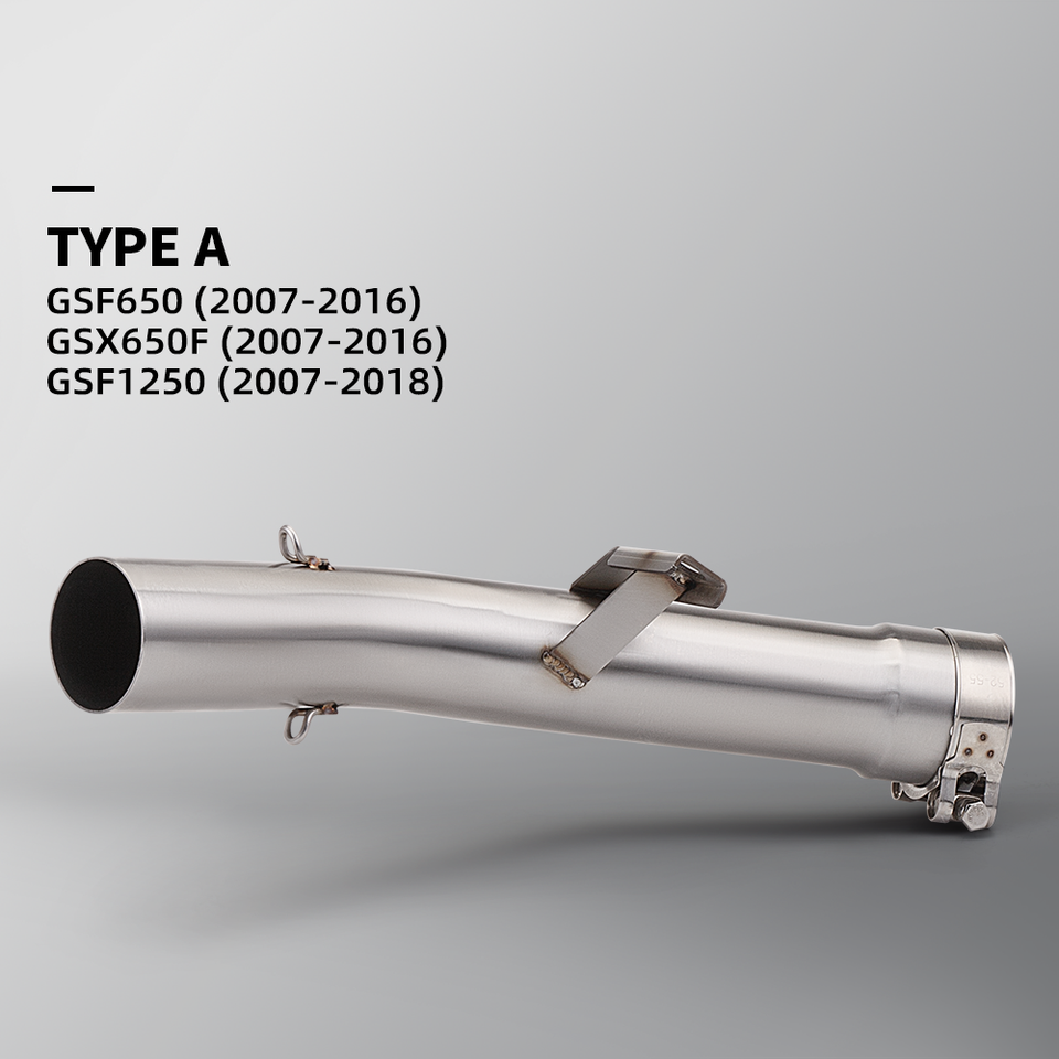 

Подходит для GSF650 (2007-2016) GSF1250 (2007-2018) для GSX650F без шнуровки переднего мотоцикла, соединение выхлопной трубы из нержавеющей стали