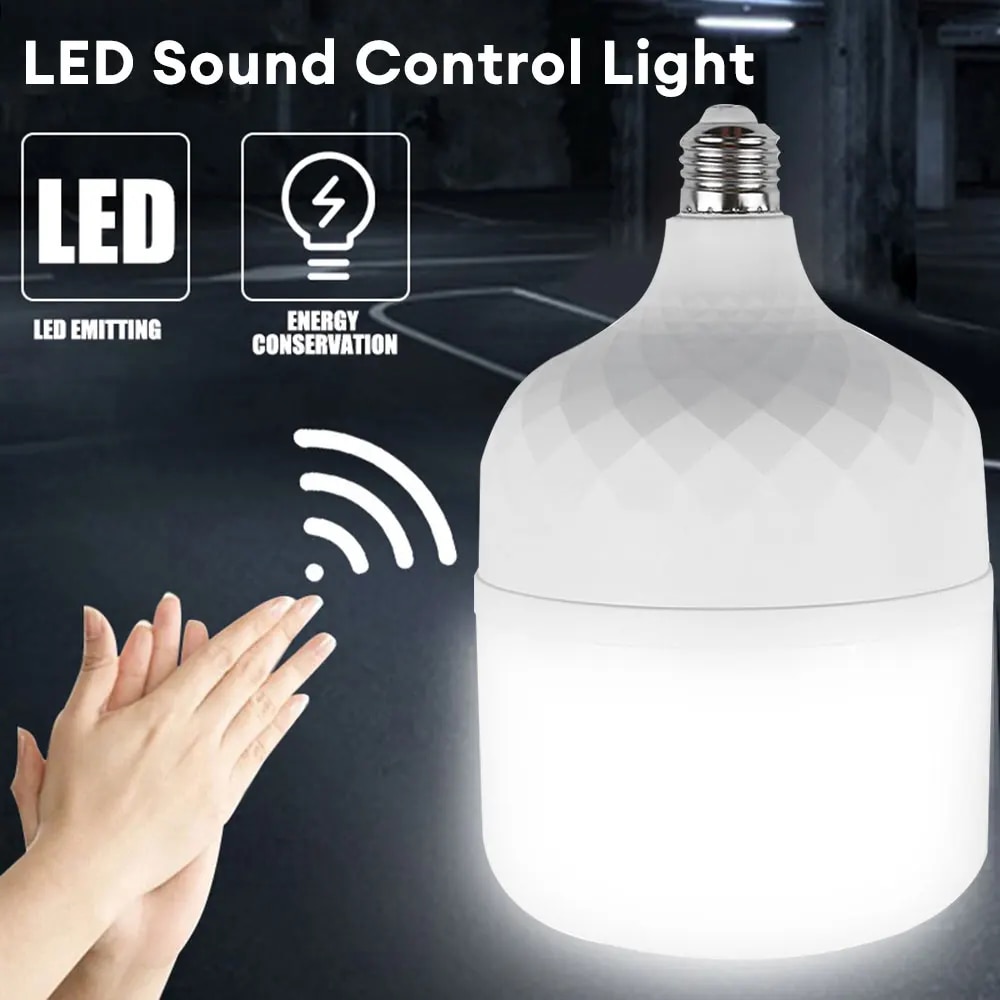 

LED лампа Ligghig звукового датчика белый