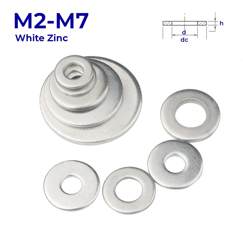 

Оцинкованные шайбы из углеродистой стали M2-M7