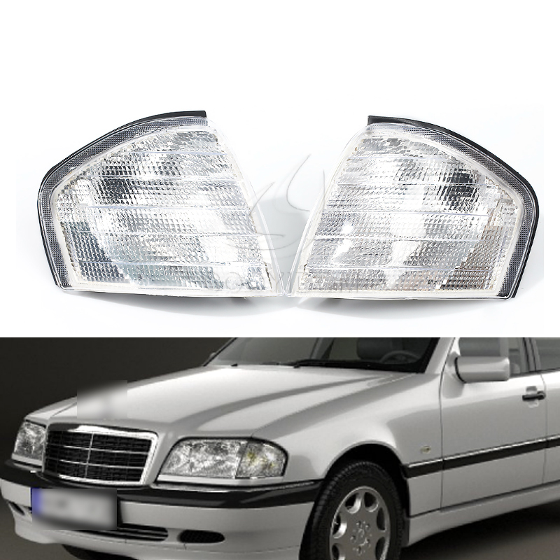 

Поворотные сигнальные лампы зеркало индикатора угловые огни для Mercedes Benz C Class W202 1994-2000 2028261143 2028261243 фары
