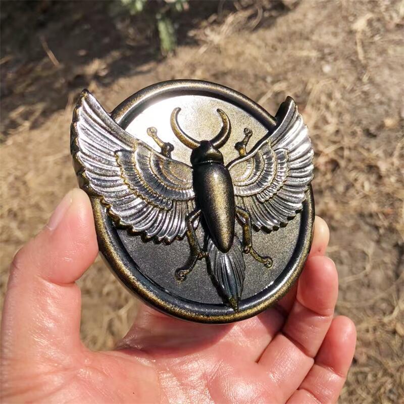 

Фигурка скарабей из обсидиана
