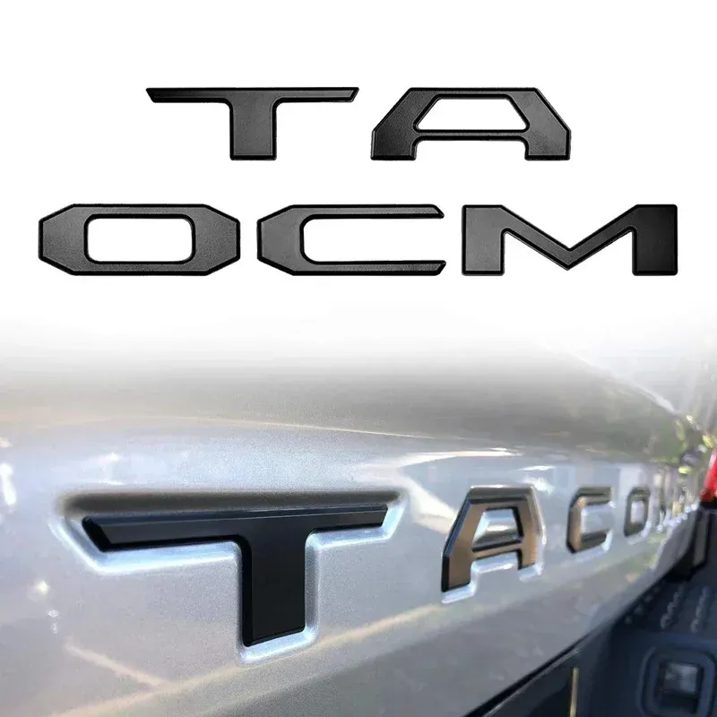 

3D наклейка с эмблемой для Toyota Tacoma 2016-2023, 3D наклейка на заднюю дверь