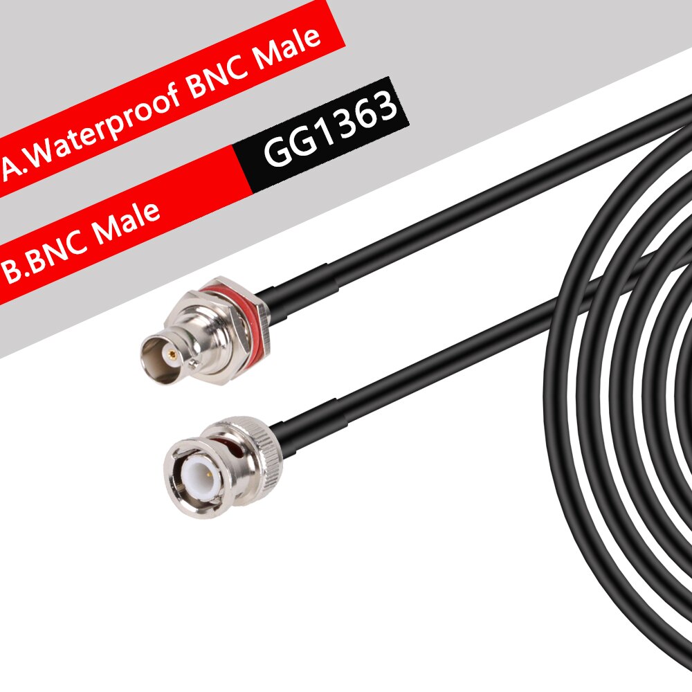 

РЧ коаксиальный кабель BNC-BNC RG58 50 Ом 10 см
