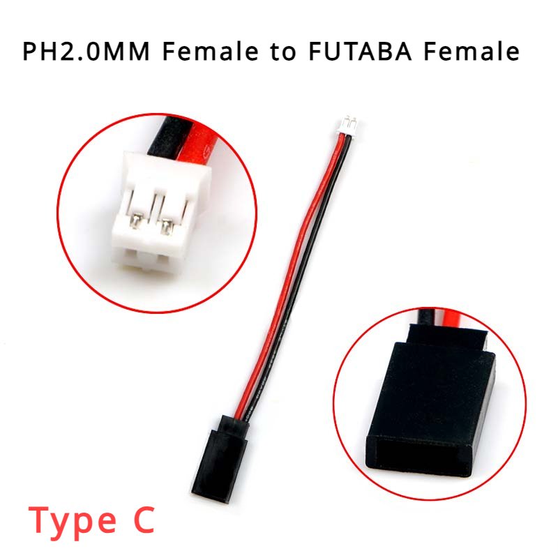 

Кабель переходник PH2.0 на JR/FUTABA