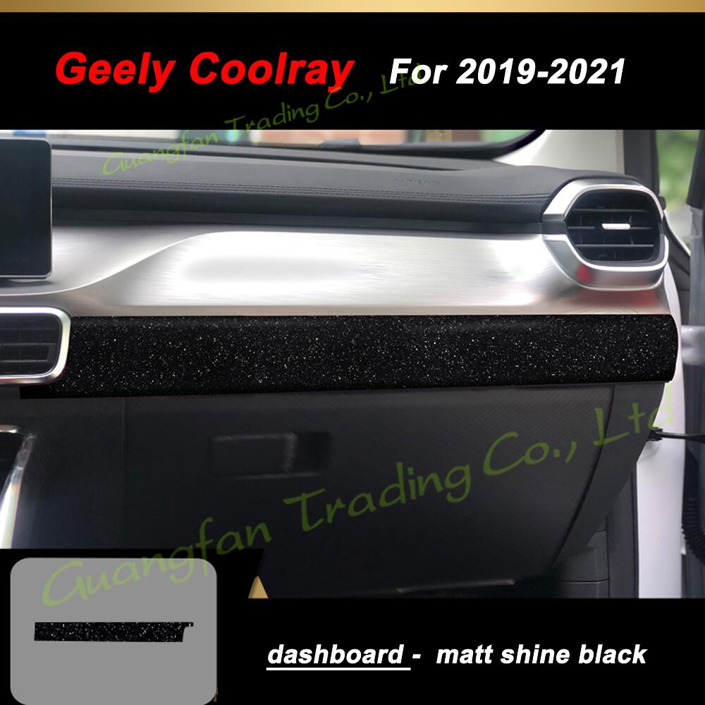 

Для Geely Coolray 2019-2021 3D/5D покрытие для салона автомобиля из углеродного волокна, наклейки для центральной консоли, цветные наклейки, товары, запчасти, аксессуары