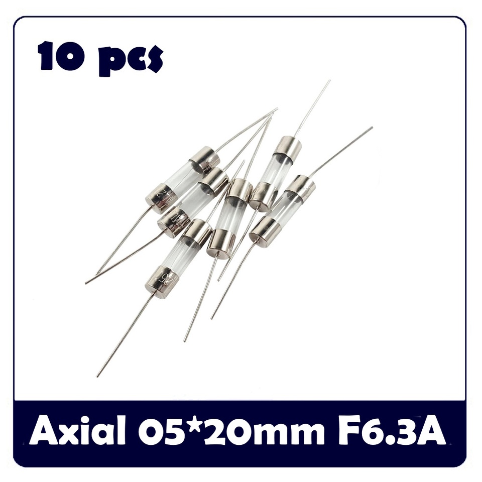 

VAOHM GF-0520F0A5-AL осевые стеклянные предохранители 10 шт.