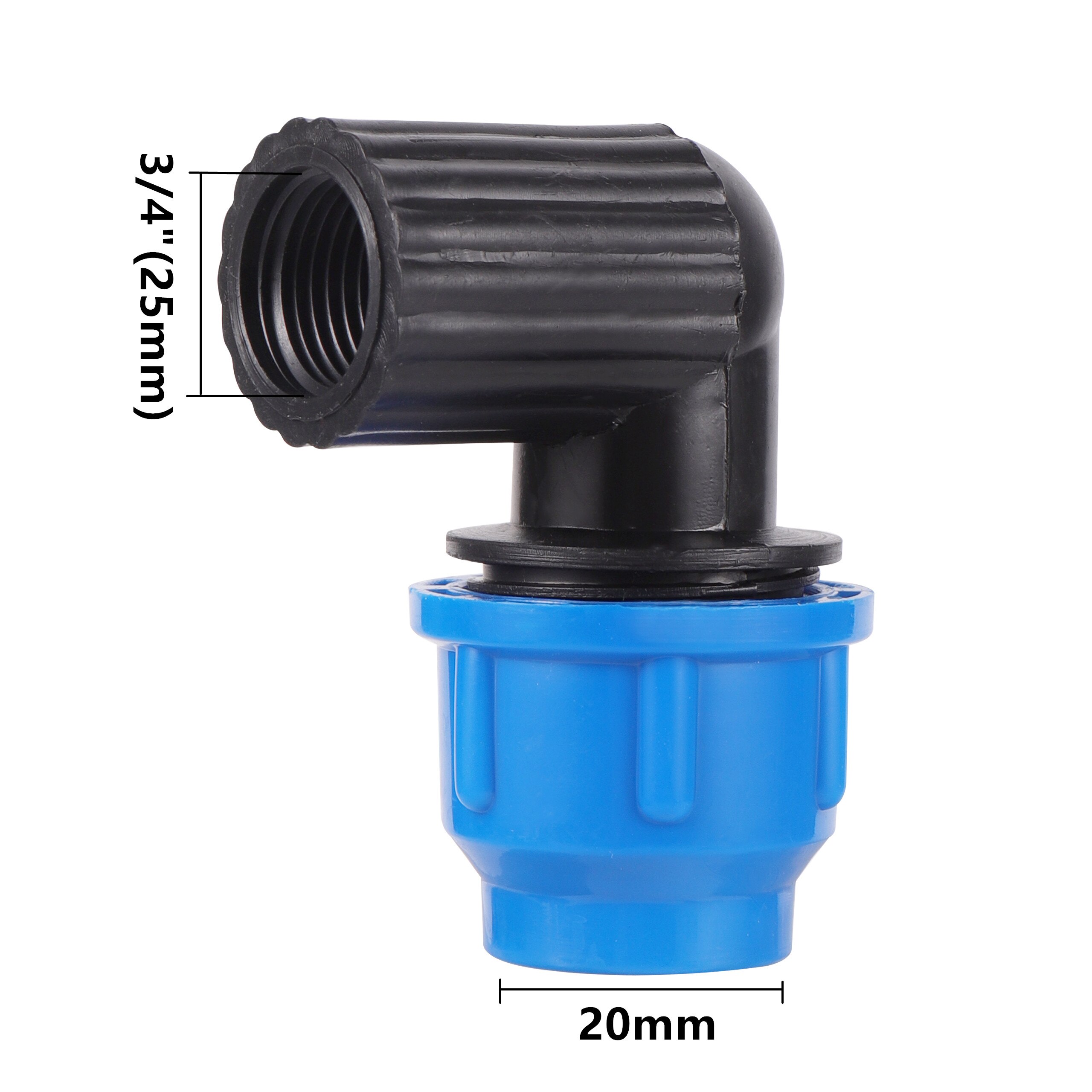 

Соединитель для садового водопровода Talk-Satisfied, пластик, 1/2", 3/4", 1"