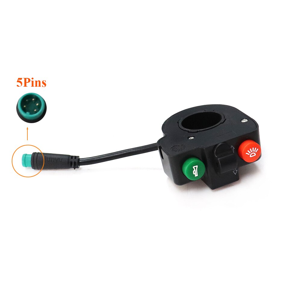 

Электрический скутер, водонепроницаемый руль, фара, звуковой сигнал поворота, переключатель для KUGOO M4/PRO, аксессуары для электрического скутера