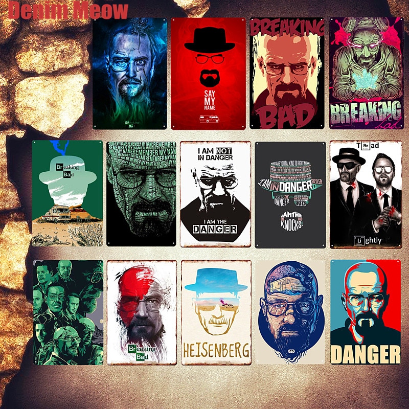 

Металлическая вывеска Breaking Bad