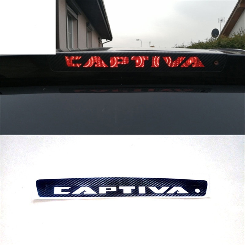 

Наклейки на Автомобильные стоп-сигналы, из углеродного волокна, для Chevrolet, Chevy Captiva 2012-2016 гг., 1 шт.