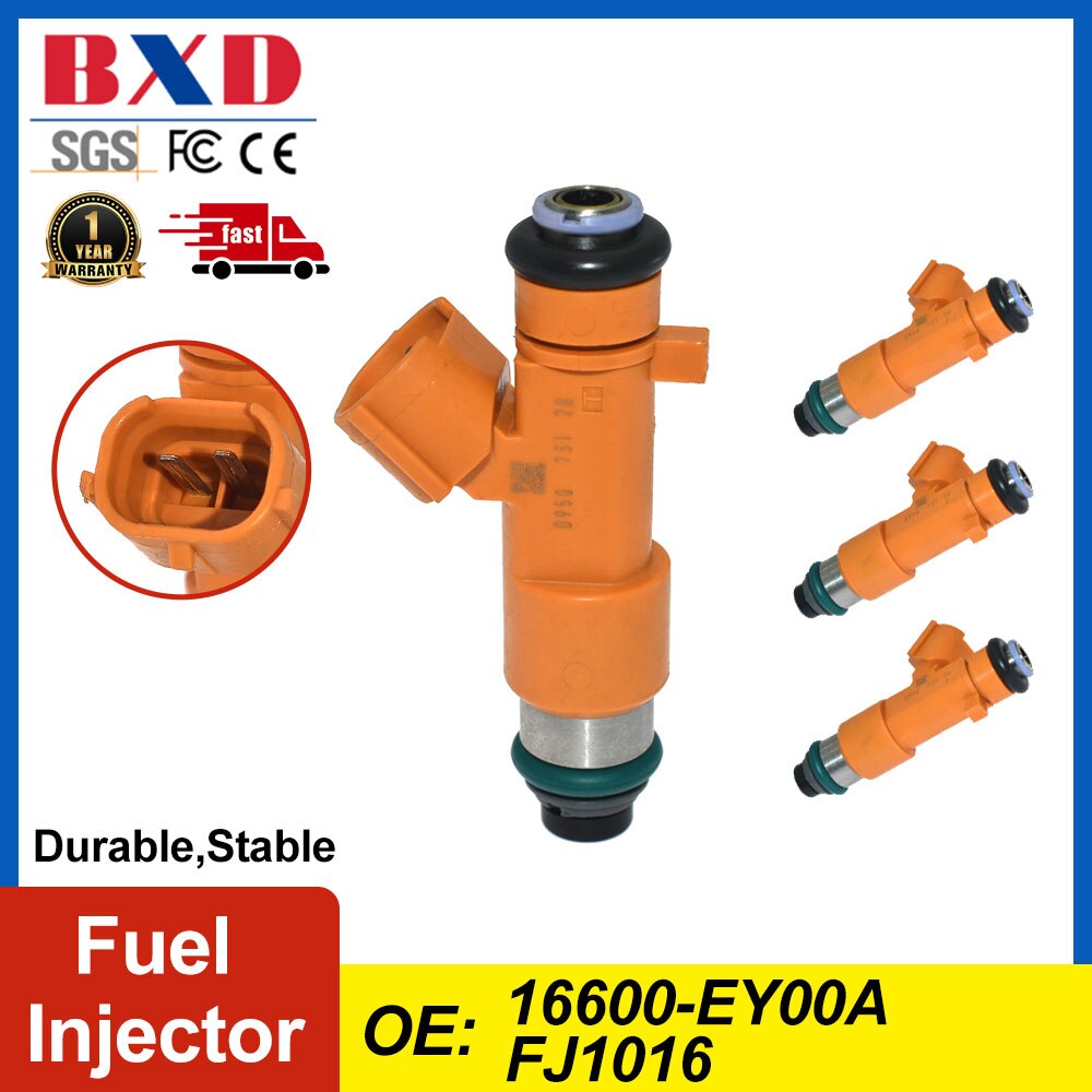 

1/4 шт. топливный инжектор 16600-EY00A FJ1016 16600EY00A для Infiniti EX37 FX37 G37 M37 Q40 Q50 Q60 Q70 QX50 QX70, Nissan 370Z