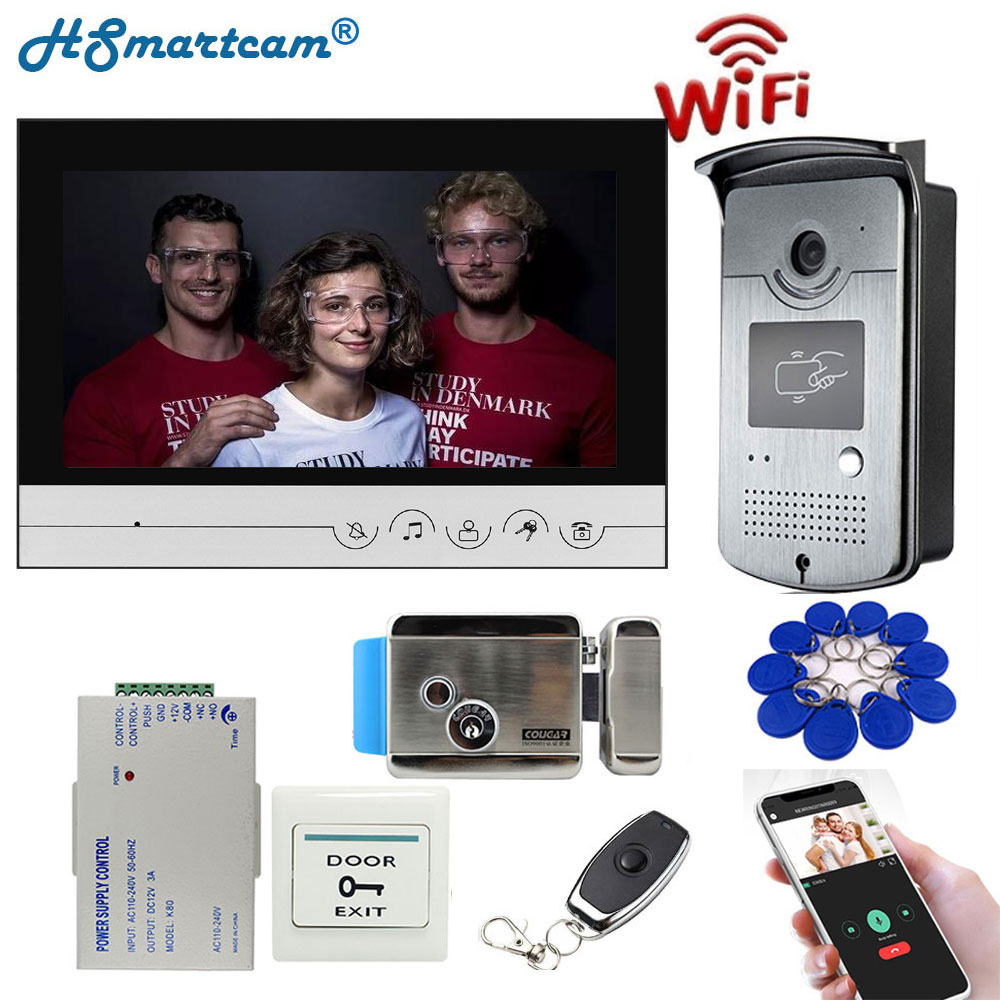 

HSmartcam 9-дюймовый WiFi видеодомофон