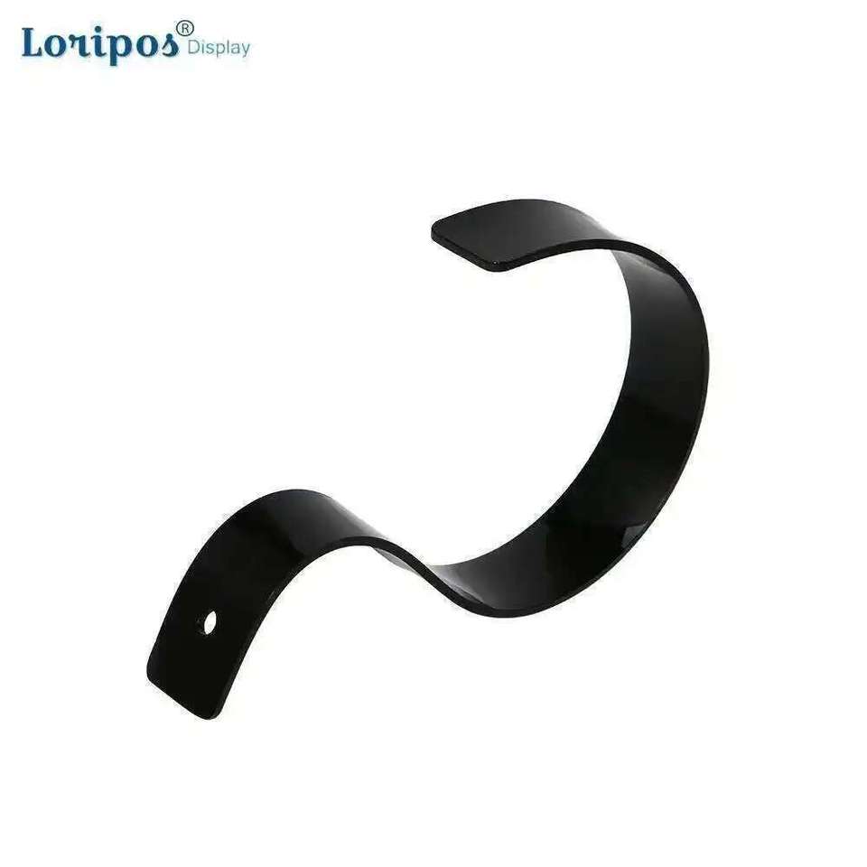 

20 шт., прозрачные черные акриловые стойки для ремней Loripos