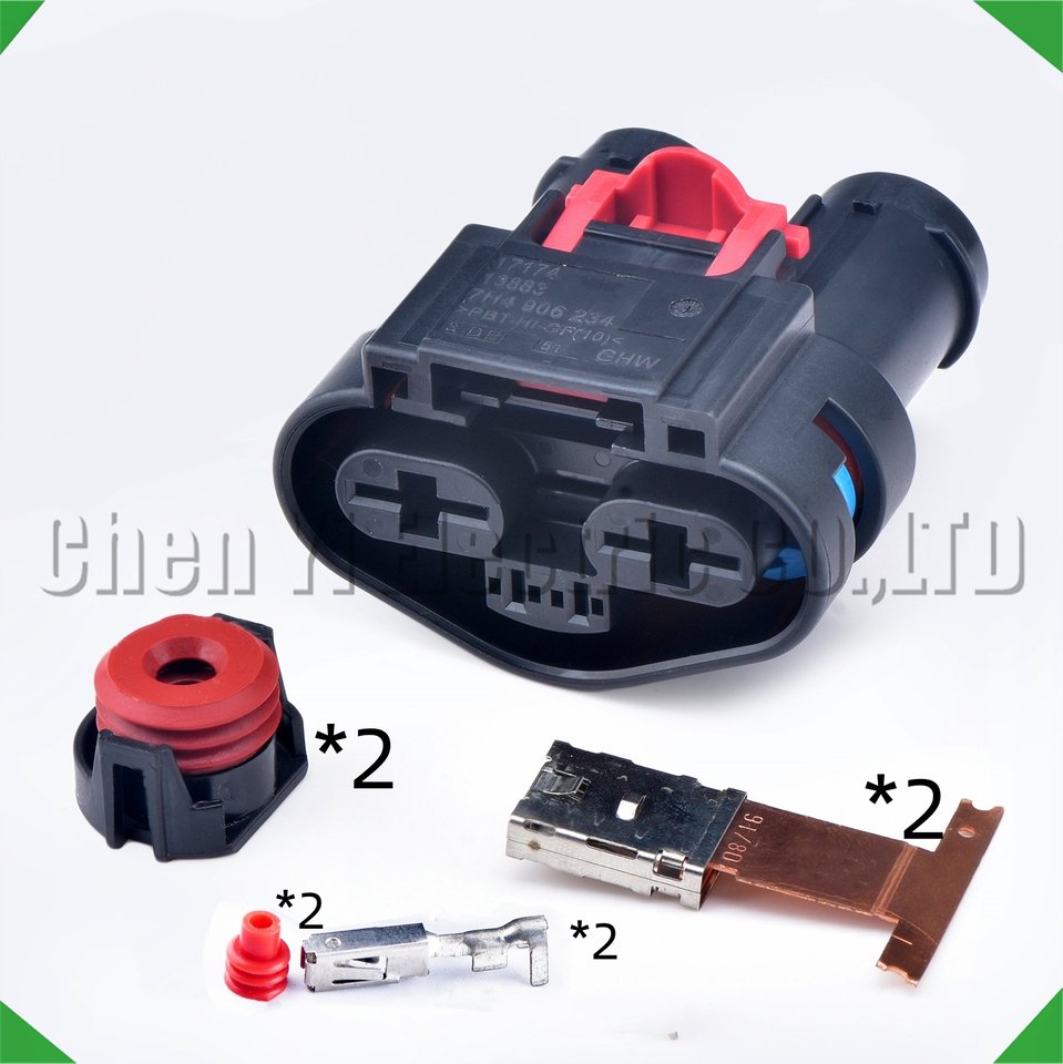 

4-контактный автомобильный разъем 7H4 906 234 7H4906234 для BMW F18 F02 3/5/7 серии X1X5 X3 Q7 Macan Cayenne, электронный вентилятор, штепсельная вилка рулевого управления