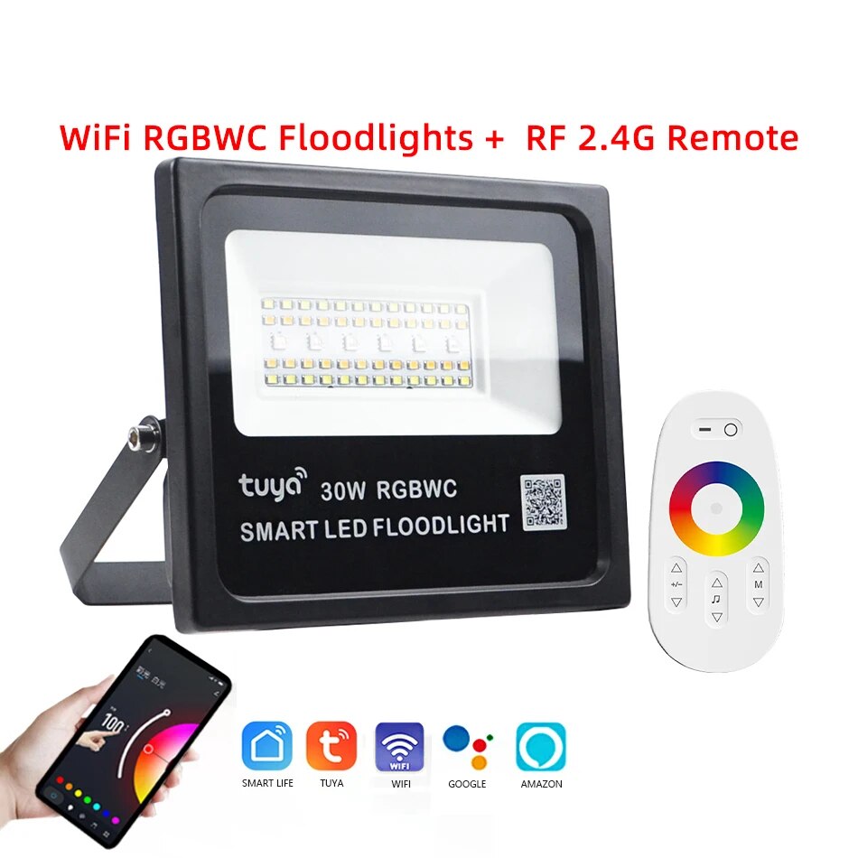 

LED прожектор Lebeisenf RGBW 30Вт 220В