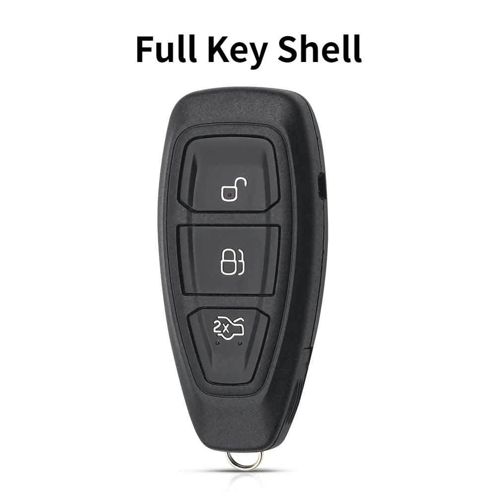

KEYYOU 3-кнопочный удаленный автомобильный ключ для Ford Focus C-Max Mondeo Kuga Fiesta B-Max Winning титановый чехол без ключа, замена