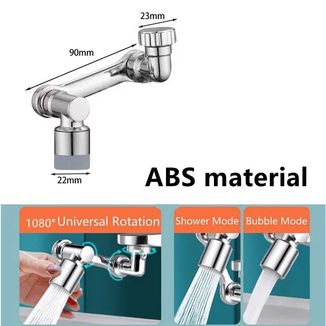 

Роботизированная рука для крана серебристого цвета из ABS-пластика