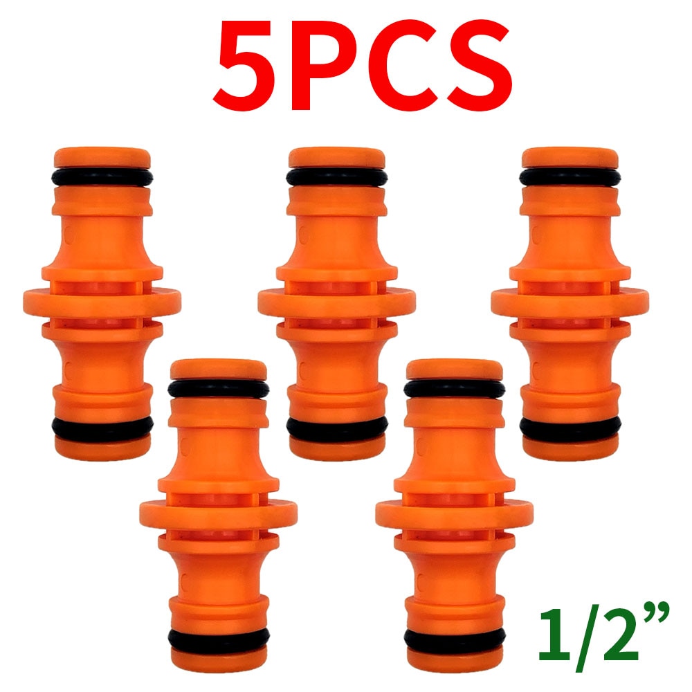

Соединитель для садового шланга 1/2", пластик, 5 шт.