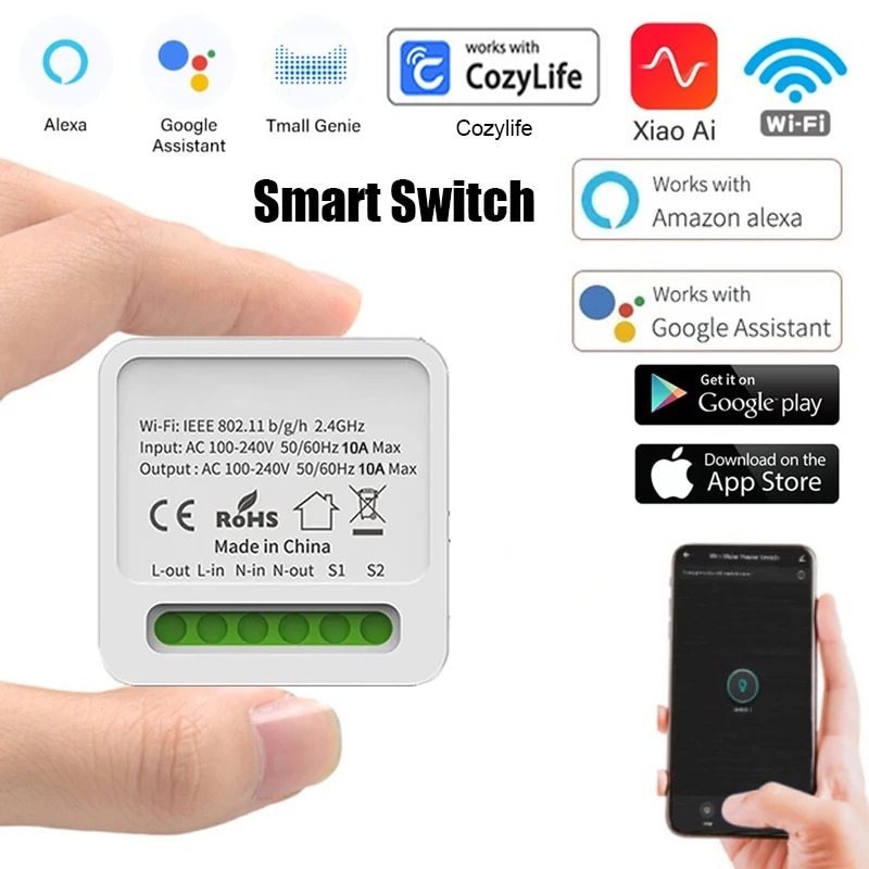 

SEamopar 16A Wi-Fi Smart Switch для умного дома