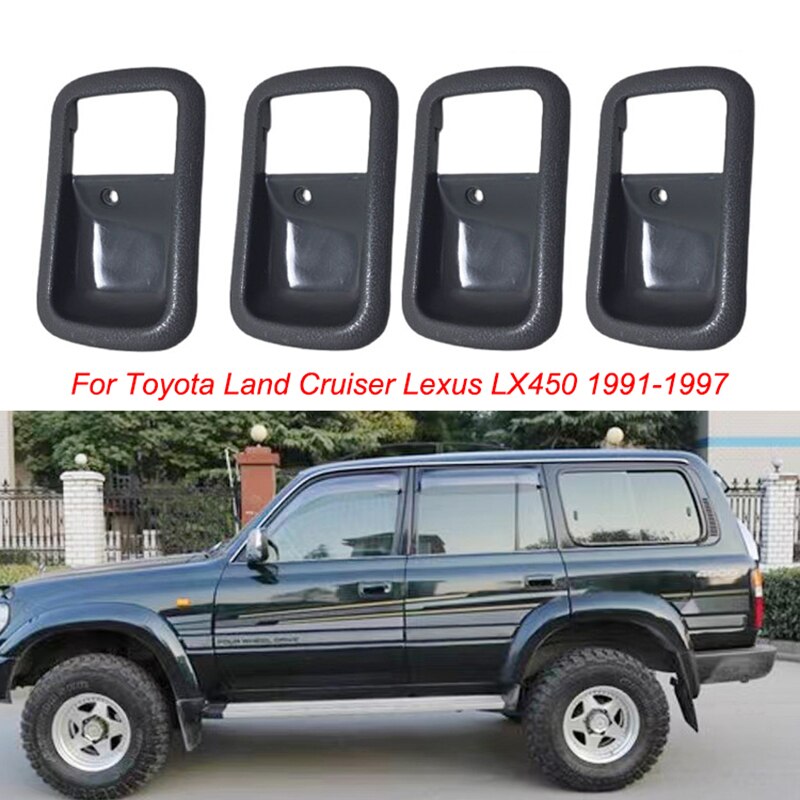 

4 шт./компл., внутренняя дверь автомобиля, накладка на ручку, ободок для Toyota Land Cruiser Lexus LX450 1991-1997 69277-60010-03 69278-60010-03