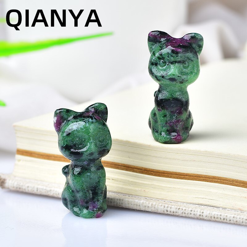 

Фигурки эльфы-кошки из кварца QIANYA