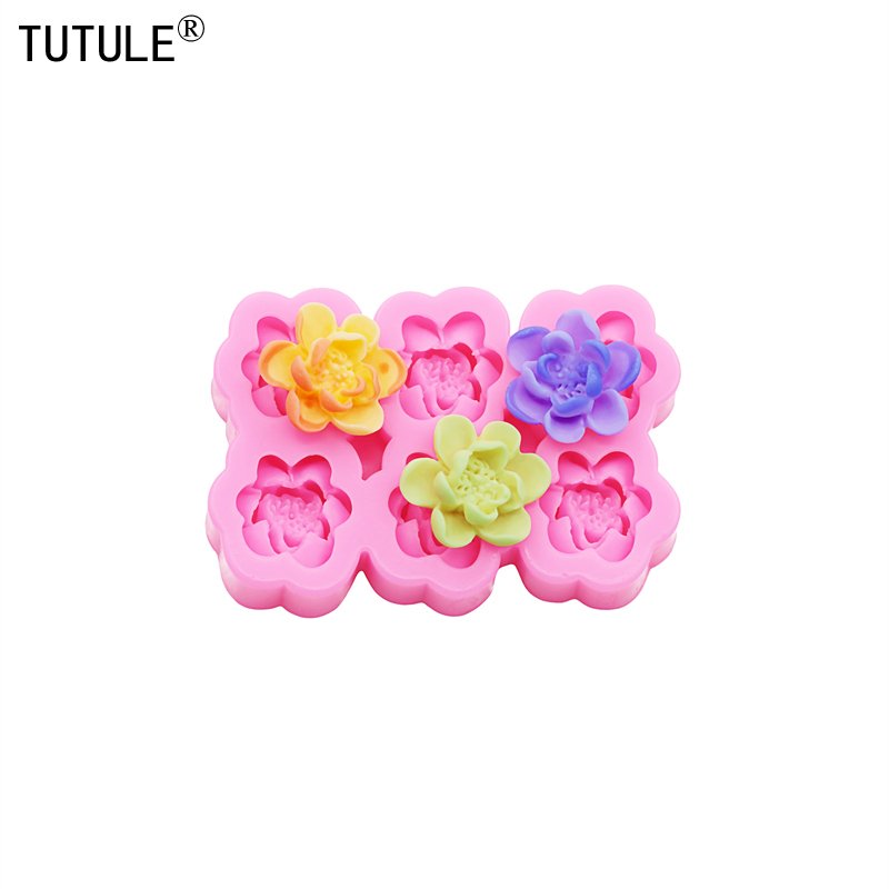 

Форма для лепки TUTULE силиконовая цветы персика
