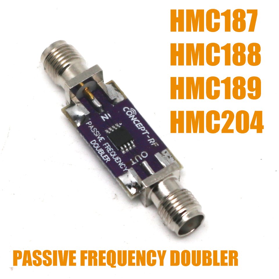 

ПАССИВНЫЙ ЧАСТОТНЫЙ модуль DOUBLER HMC187 HMC188 HMC189 HMC204 RF-множитель для радиоусилителя HAM, испытательное оборудование для сигнала