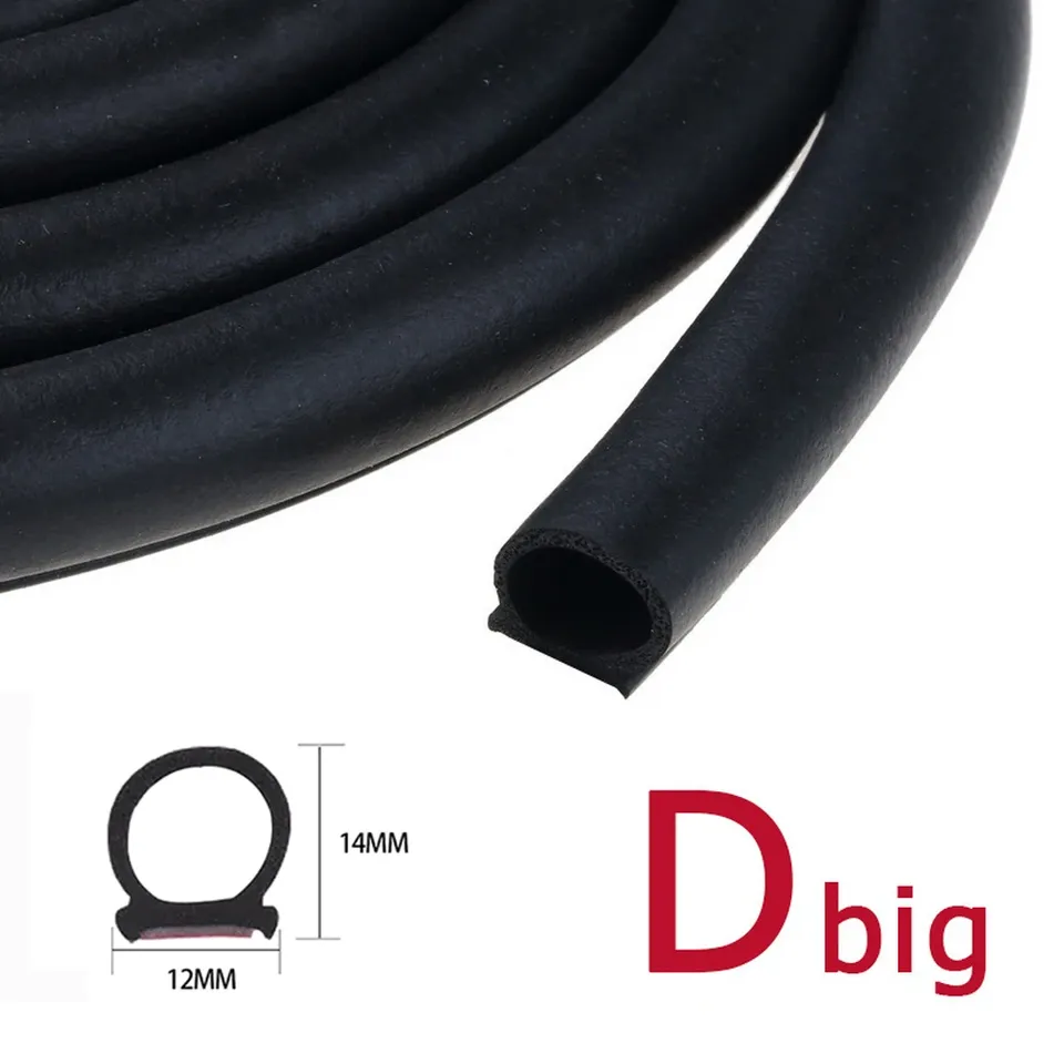 

Резиновая уплотнительная лента из EPDM, уплотнительная лента для двери автомобиля, большой D, маленький, D, Z P, водонепроницаемая, звукоизоляция, звукоизоляционная, автозапечатывающая, клей 3 м