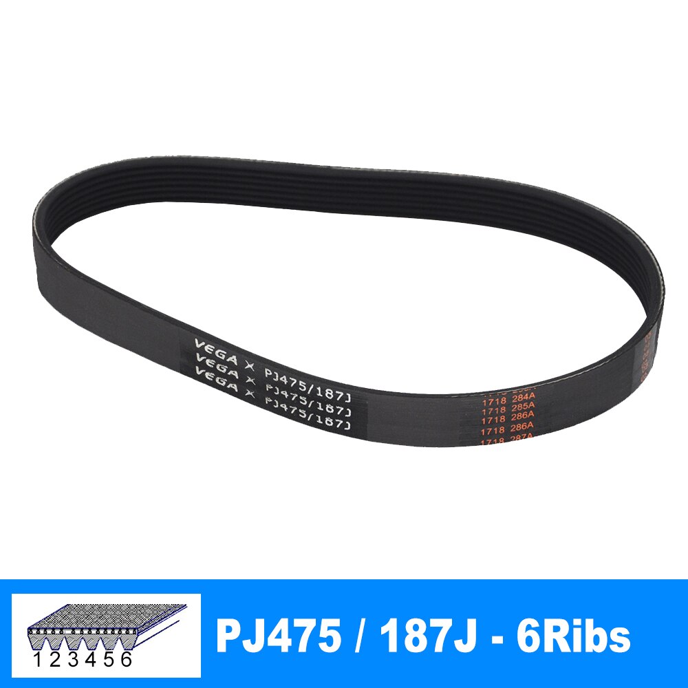 

VEGA V-ремень PJ475 187J 3/4/5/6/7 ребра для DIY модели части ремня двигателя