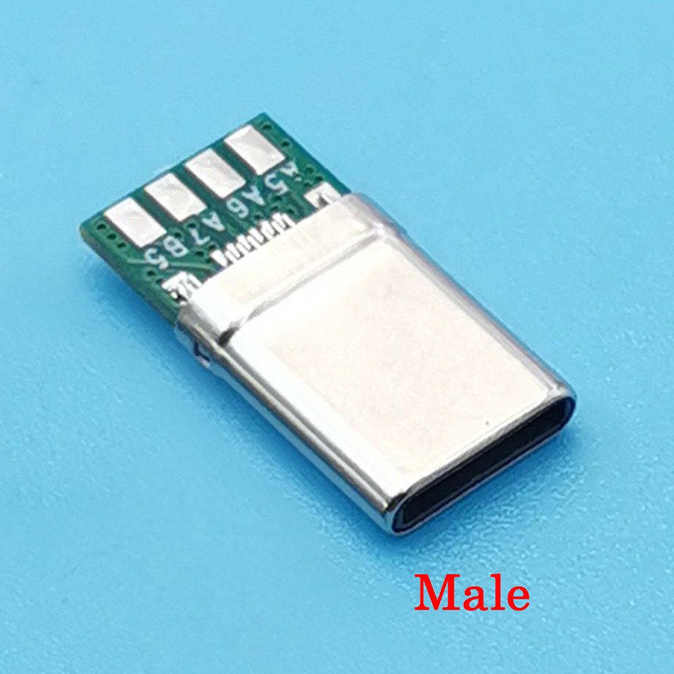 

USB Type-C 6P Male 16P Female A5B5A6A7 PD Разъемы для Быстрой Зарядки