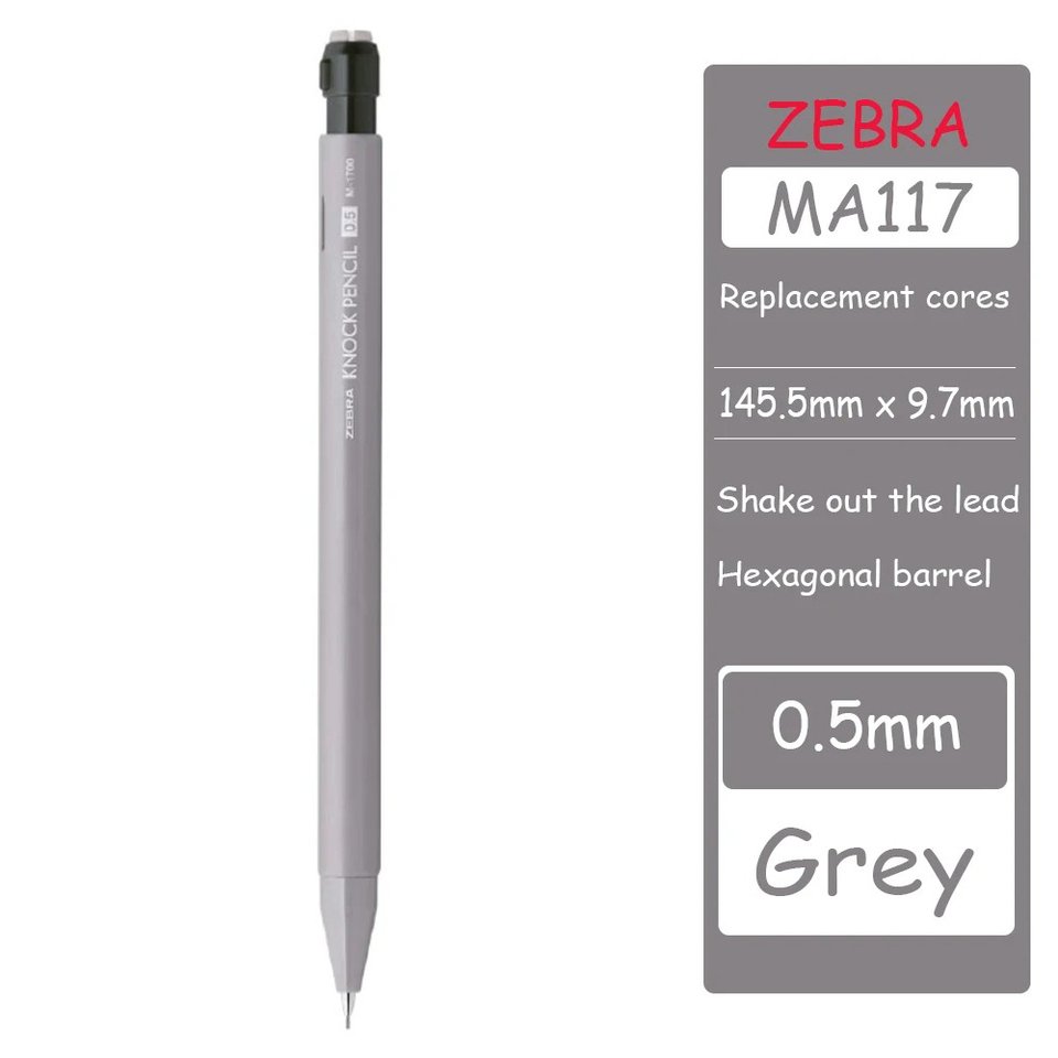 

ZEBRA MA117 механический карандаш 0,5 мм