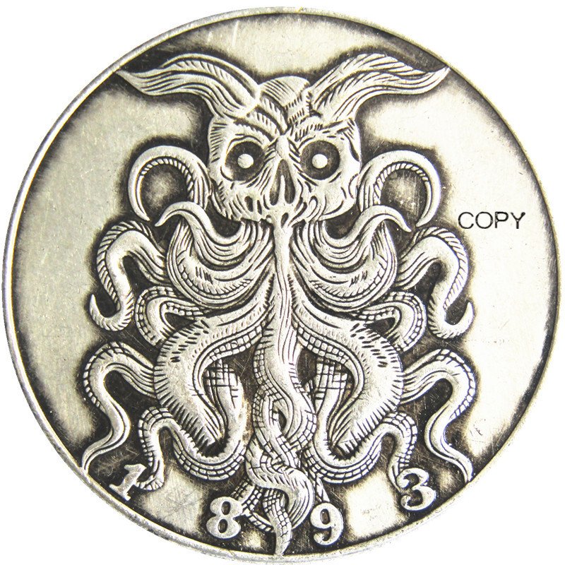 

Посеребренные копии монет Morgan Dollar 1893
