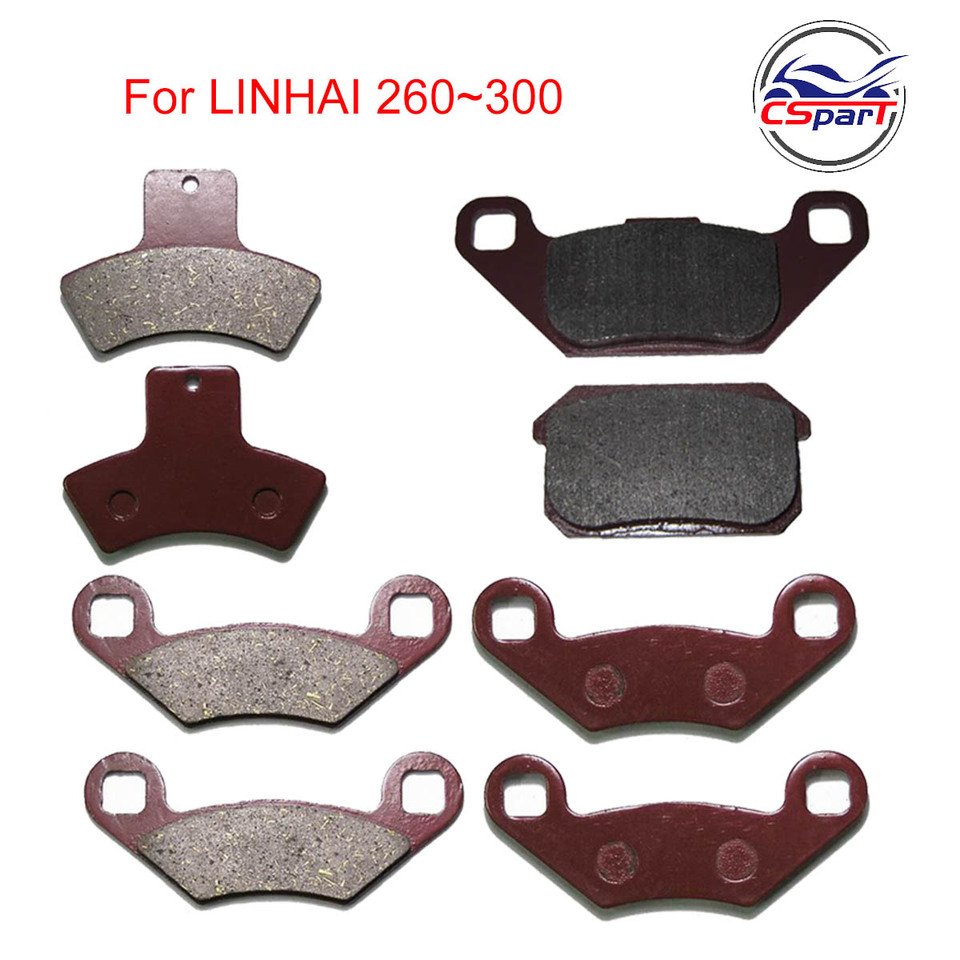 

Передние Задние тормозные колодки для LINHAI 260cc 300cc детская коляска ATV UTV 4x4 22111 22245 32176F