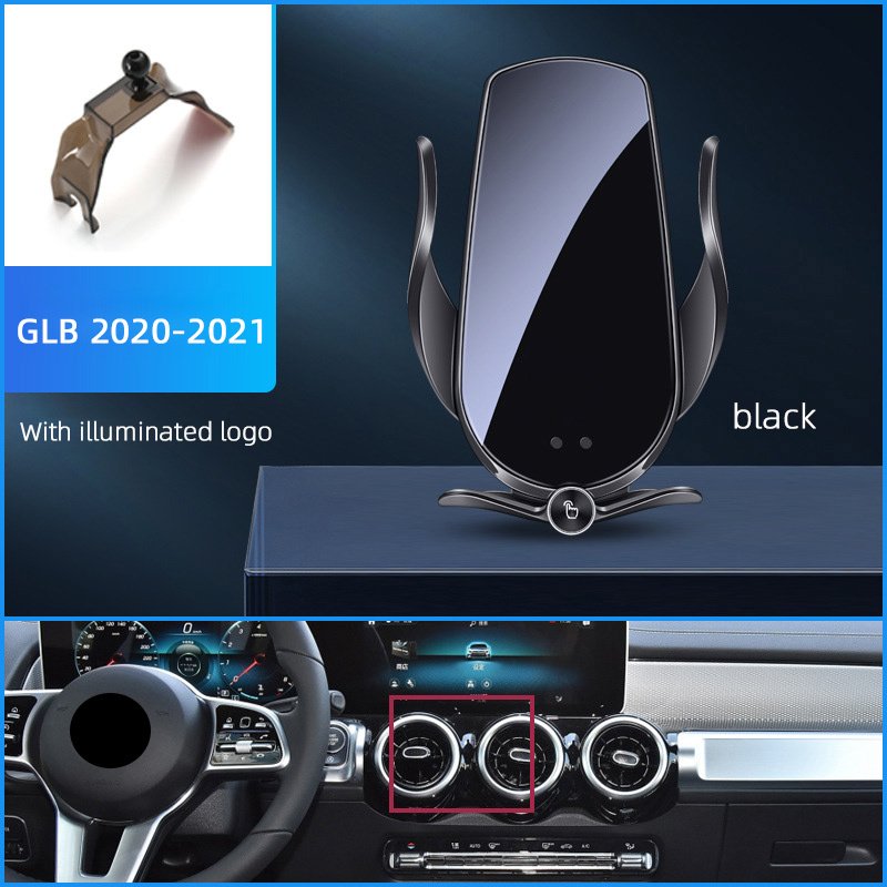 

Беспроводной автомобильный держатель для телефона Mercedes Benz A B C E S G Class GLA GLB GLC GLE GLS CLS V260 Vito AMG, зарядное устройство, аксессуары