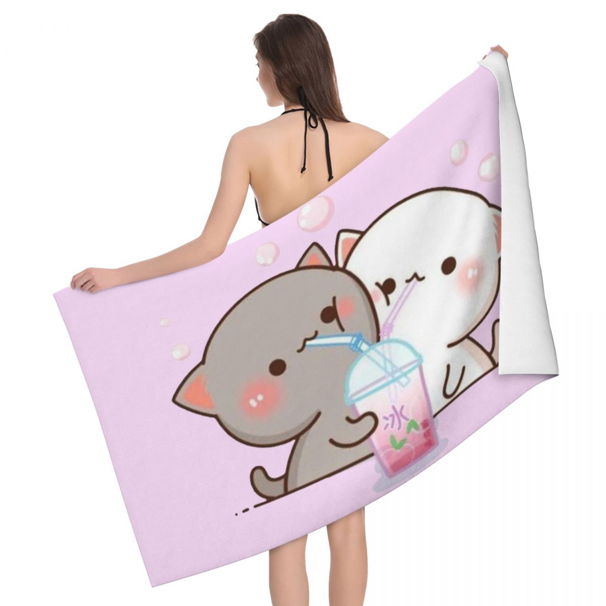 

Honey Peach Cat Полотенце из микрофибры