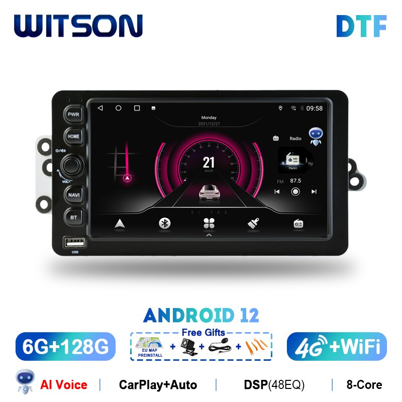 

Автоматическая стереосистема WITSON Android 14, для Chevrolet Silverado Suburban Tahoe и GMC Sierra Hummer 2003-2006, головное устройство Carplay Navi Wi-Fi