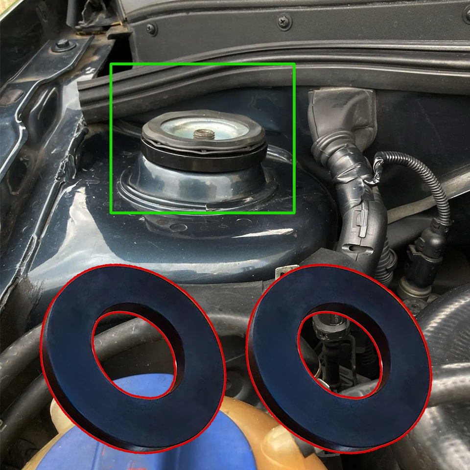 

2 шт. для Skoda Octavia Mk1 1996 1997 1998 1999 2000-2010 передняя стойка верхнее крепление башни подвеска амортизирующее кольцо новый