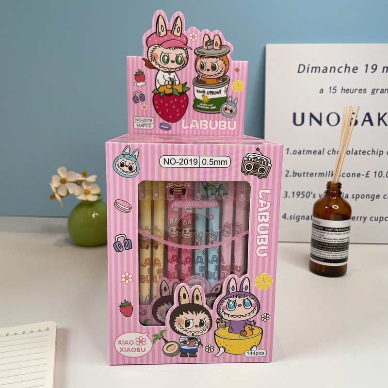 

MINISO Labubu Гелевые ручки 12 шт. синие 0,5 мм