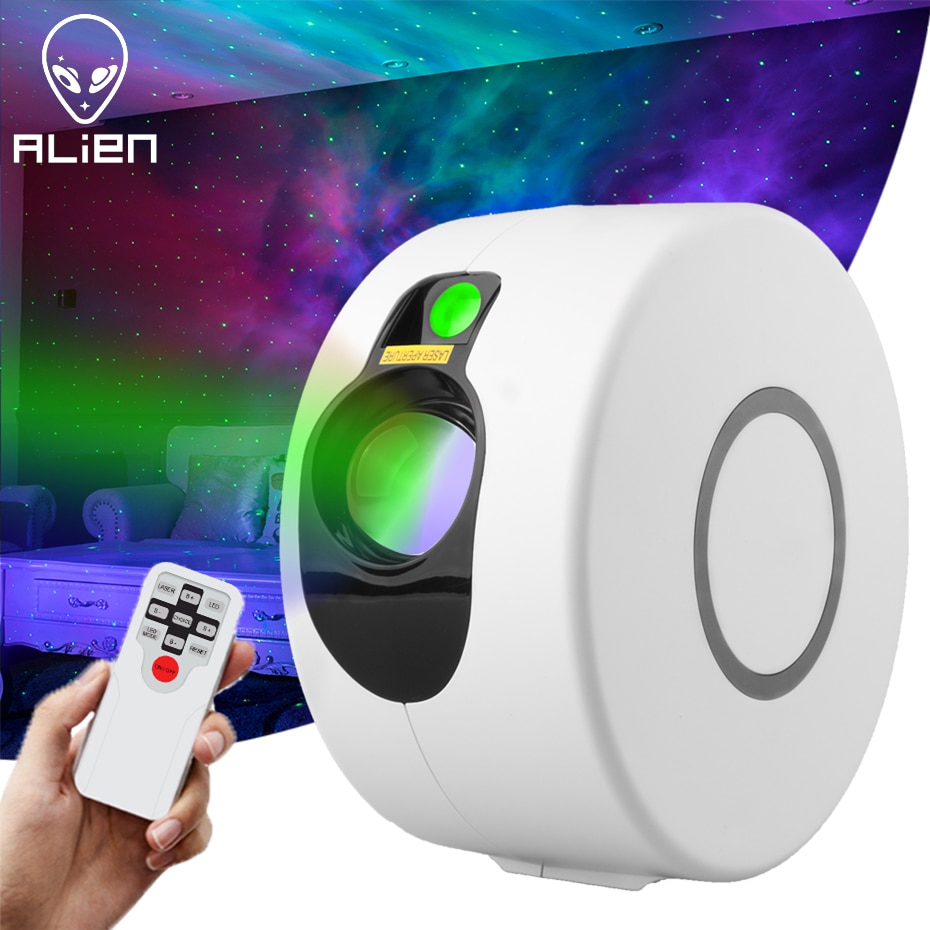 

Лазерный проектор звездного неба ALIEN Remote Star Galaxy