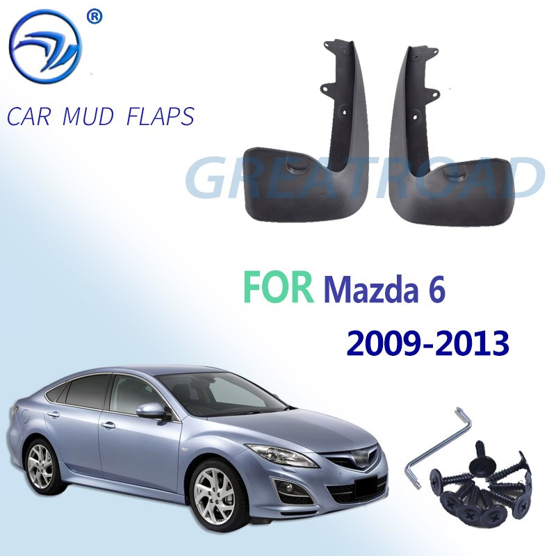 

Брызговики передние для Mazda 6 2009-2013 GH, 2010, 2011, 2012, 2 шт.