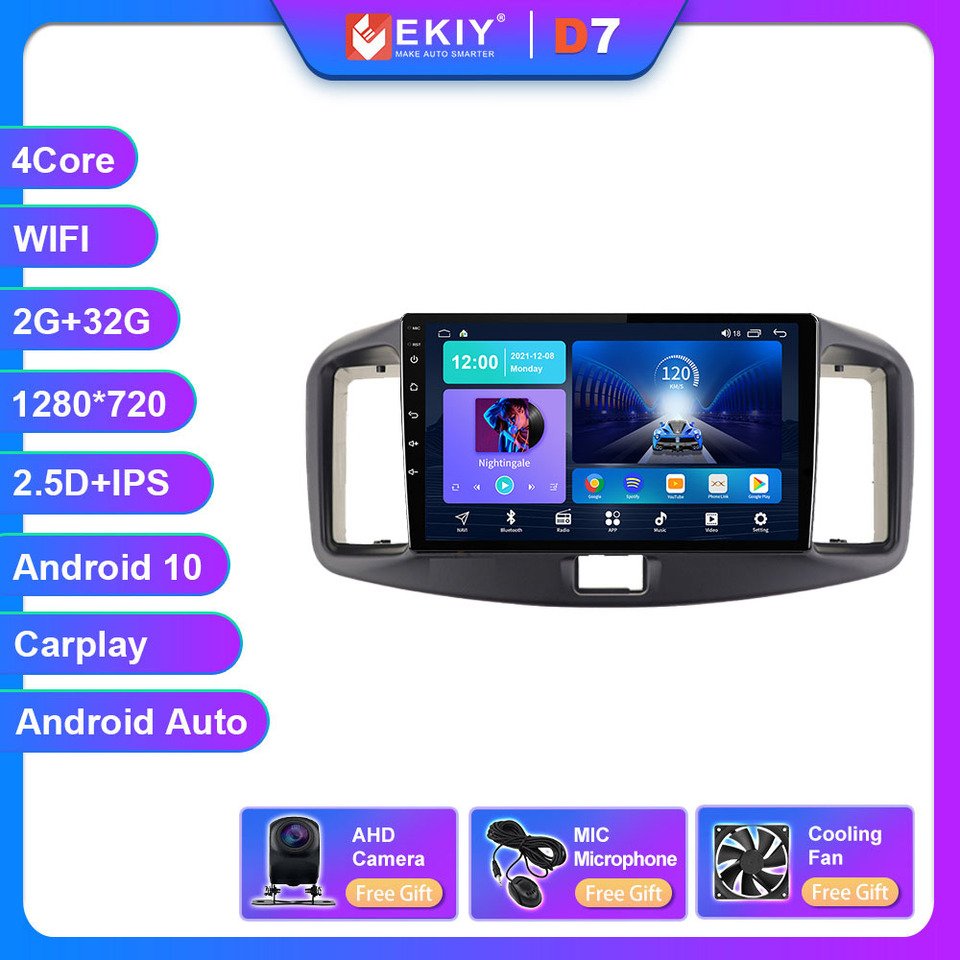 

EKIY T7 Android для Toyota DAIHATSU MIRA 2013-2017 Автомагнитола мультимедийный видеоплеер стерео навигатор GPS No 2din DVD Carplay Авто BT