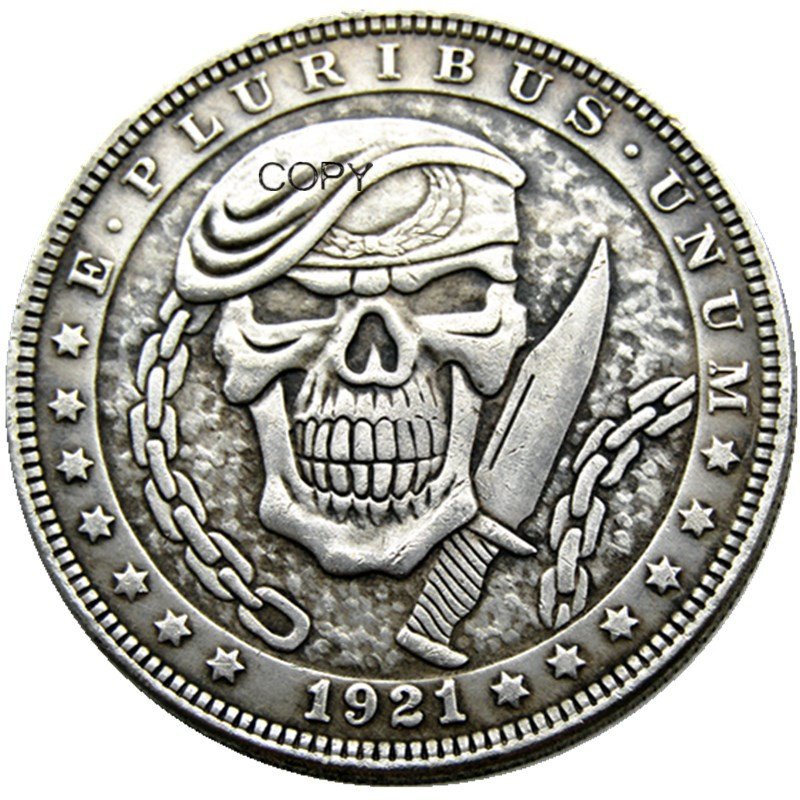 

Серебряные копии монет HB78 US Hobo 1921