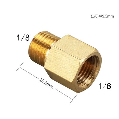 

Латунные соединители для труб FGHGF 1/8", 1/4", 3/8", 1/2"