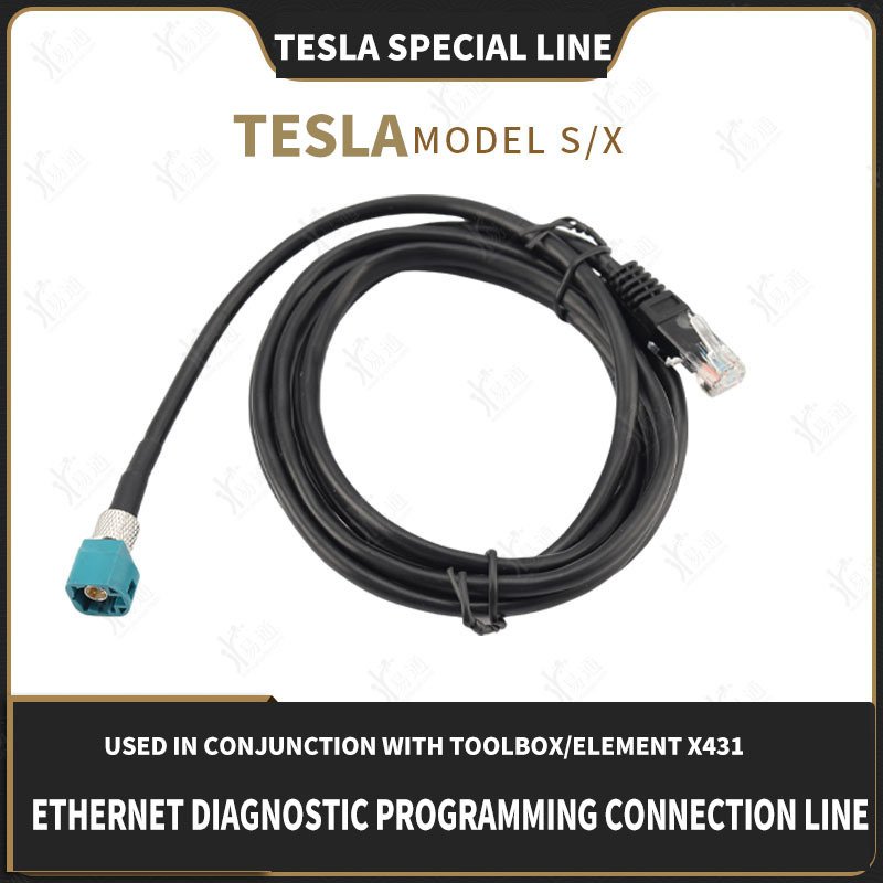 

ДЛЯ Tesla model 3/y и model s/x Ethernet диагностическая линия подключения диагностического программирования
