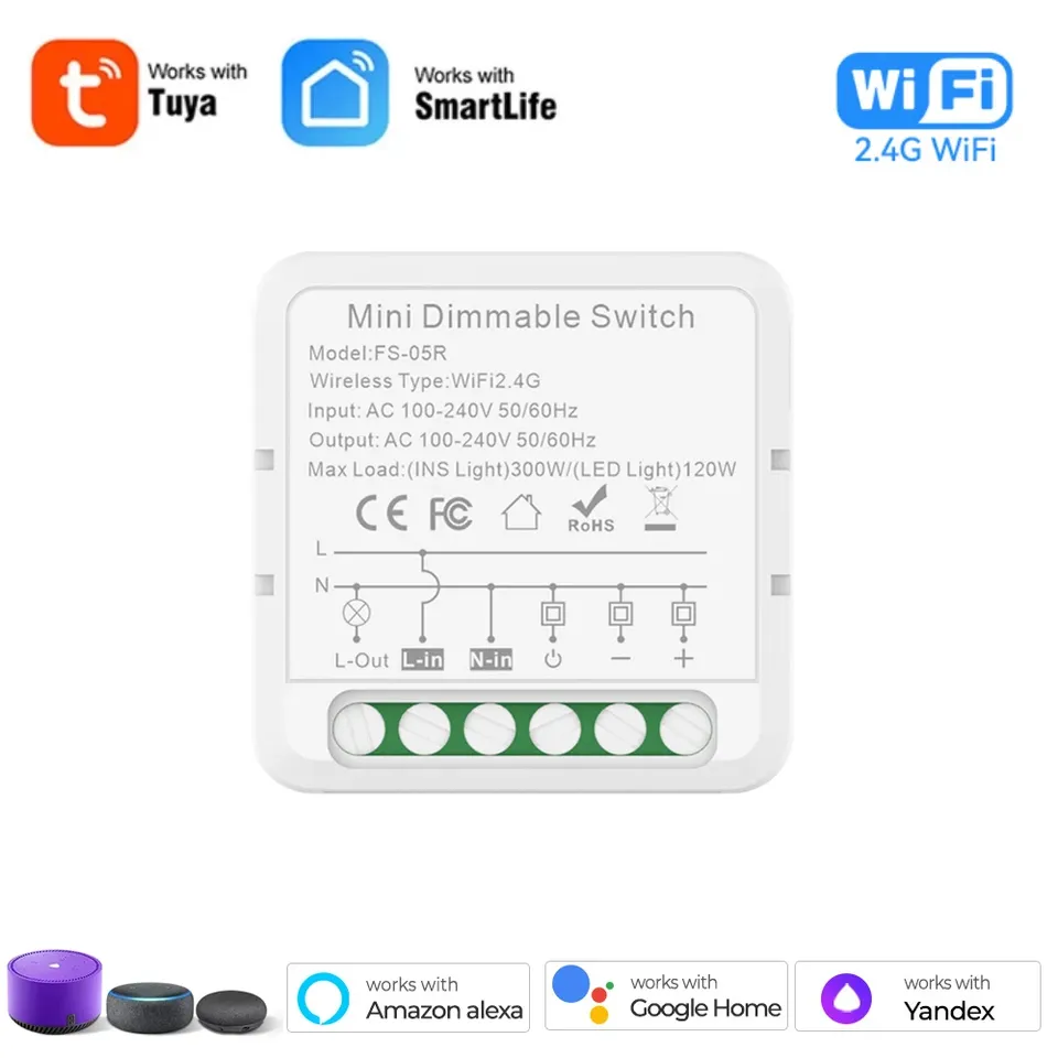 

RYRA Умный диммер Tuya ZigBee/WiFi для LED ламп