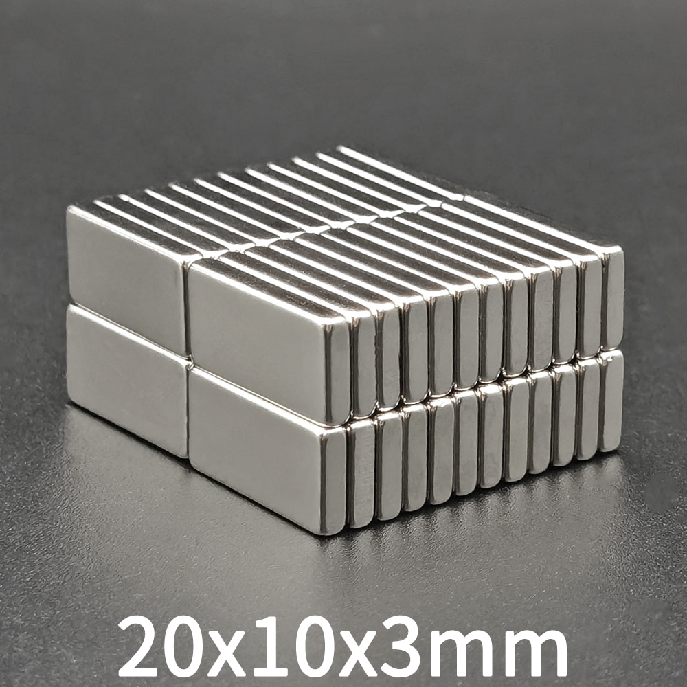 

Неодимовый прямоугольный магнит 20x10x3 мм