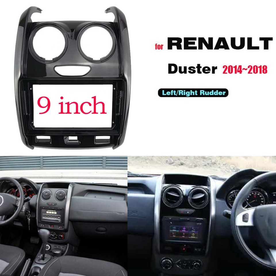 

Автомобильный радиоприемник BYNCG 2 Din, 9 дюймов, DVD, GPS, Mp5, пластиковая панель Fascia, рамка для RENAULT Duster 2014 ~ 2018, комплект крепления для приборной панели