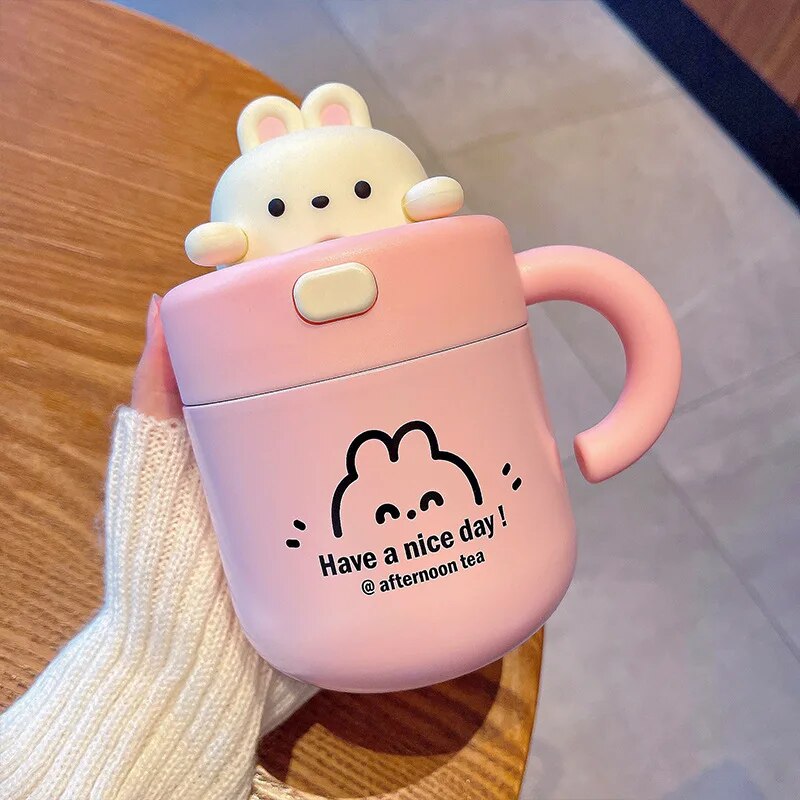 

Термокружка Kawaii Bear из нержавеющей стали