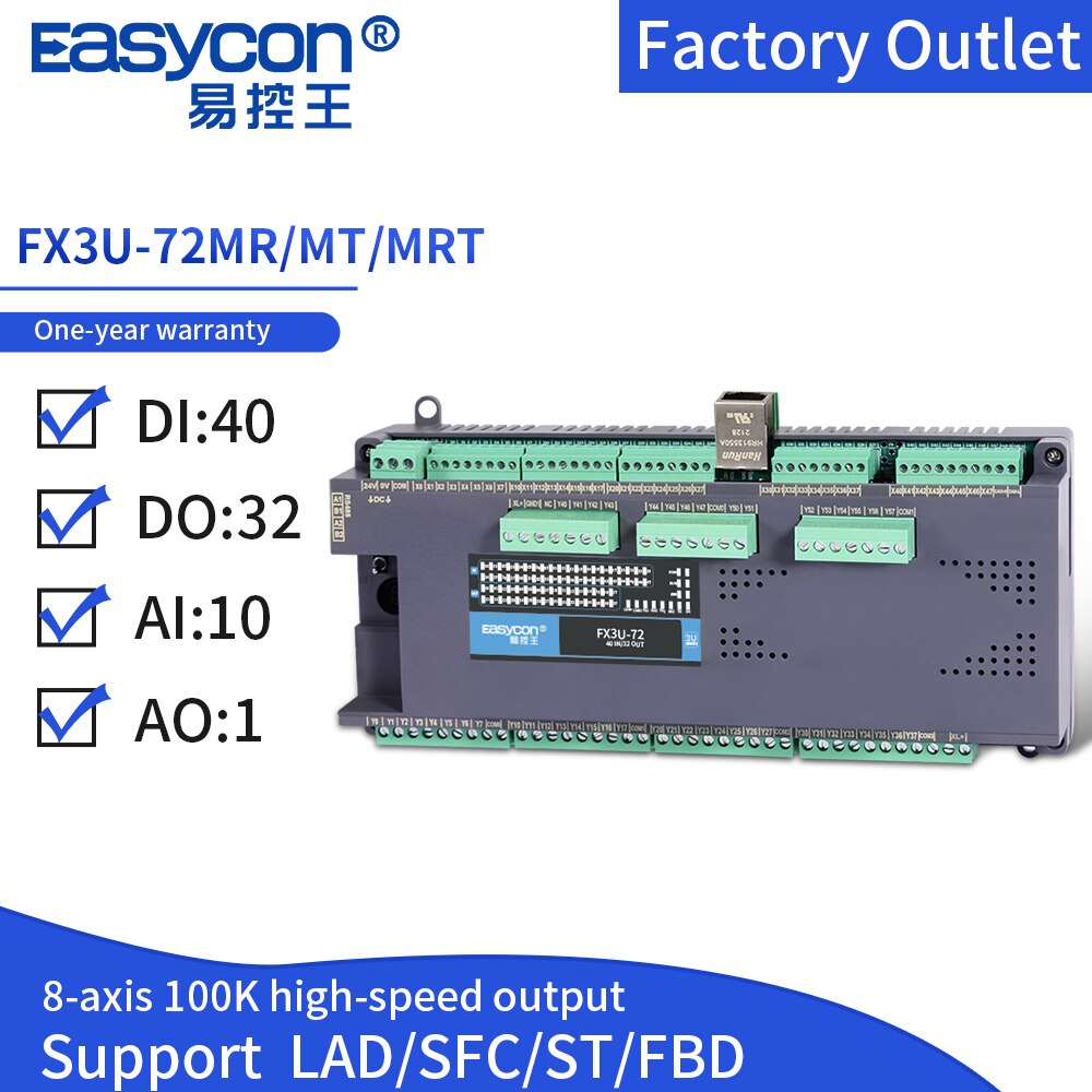 

FX3U Ethernet PLC контроллер